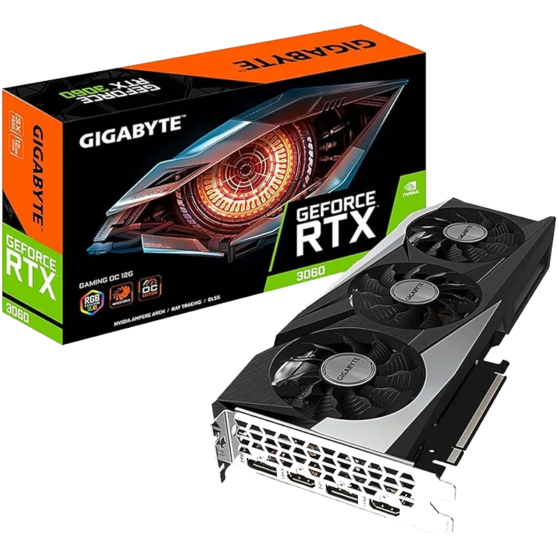 Graphics Card RTX 3060 Gigabyte 8GB Gamming OC